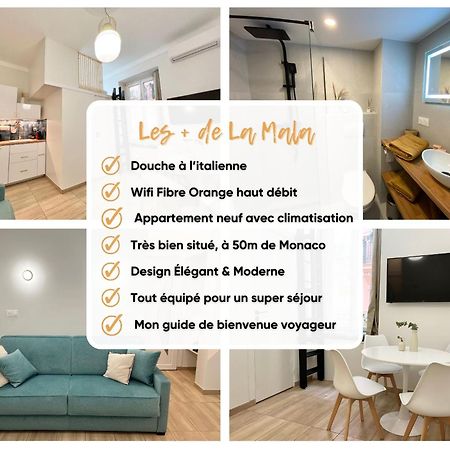 Appartements Neuf - Frontiere De Monaco - Clim - Wifi Кап д'Аил Екстериор снимка