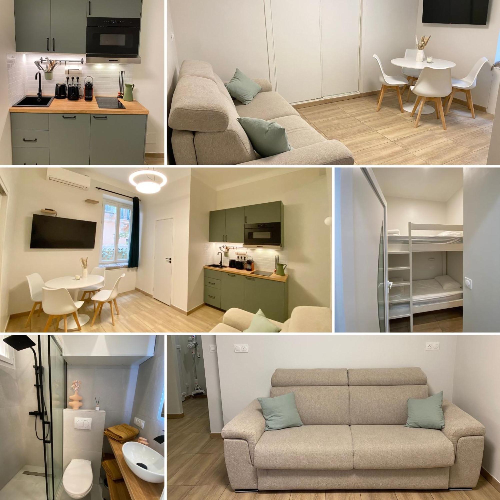 Appartements Neuf - Frontiere De Monaco - Clim - Wifi Кап д'Аил Екстериор снимка