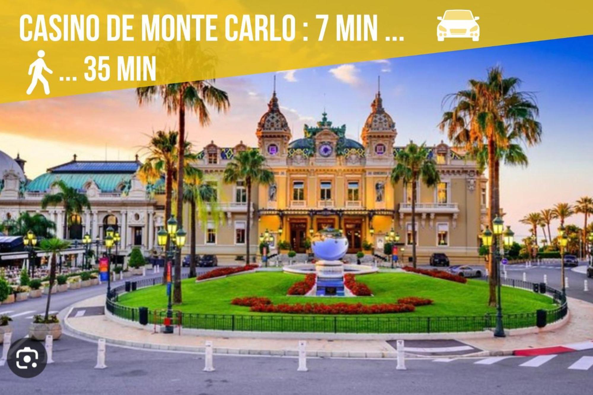 Appartements Neuf - Frontiere De Monaco - Clim - Wifi Кап д'Аил Екстериор снимка